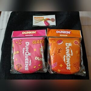 DunKings DunQueens Cup Koozies & Donut Cup Charm